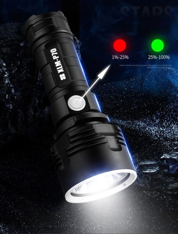 Strong Flashlight  Rechargeable - Image 4